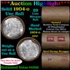 Image 1 : ***Auction Highlight*** Full solid date 1904-o Uncirculated Morgan silver dollar roll, 20 coins (fc)