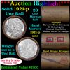 Image 1 : ***Auction Highlight*** Full solid date 1921-p Uncirculated Morgan silver dollar roll, 20 coins (fc)