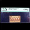 Image 2 : ***Auction Highlight*** PCGS 1862 US Fractional Currency 25c First Issue fr-1280 Thomas Jefferson Gr