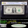 Image 1 : PCGS **Star Note** 1969 $1 FRN Philidelphia, PA Low Serial #00006181 Graded cu64 PPQ By PCGS