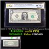 Image 1 : PCGS 1969D $1 FRN Philidelphia, PA Mint Error Misalingment Error Graded au58 PPQ By PCGS
