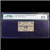 Image 2 : PCGS 1865 US Fractional Currency 3c Third Issue fr-1226 Washingon Graded cu64 By PCGS