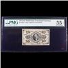 Image 2 : US Fractional Currency 10c Third Issue fr-1255 Washington Bust Green Reverse\ Graded au55 EPQ By PMG