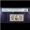 Image 2 : US Fractional Currency 25c Third Issue fr-1294 Bust of Wm Fessenden Green Rev Graded cu64 By PMG