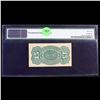 Image 3 : 1870's US Fractional Currency 15¢ Fourth Issue Fr-1267 Graded cu64 EPQ By PMG