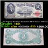 Image 1 : 1917 $2 Large Size Legal Tender Note FR-60 Thomas Jefferson Grades vf++