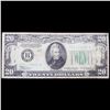 Image 2 : **Star Note** 1934A $20 Green Seal Federal Reserve Note Grades vf+