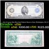 Image 1 : 1914 $5 Large Size Blue Seal Federal Reserve Note, Philidelphia, PA 3-C Grades vf++
