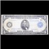 Image 2 : 1914 $5 Large Size Blue Seal Federal Reserve Note, Philidelphia, PA 3-C Grades vf++