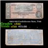 Image 1 : 1864 $10 Confederate Note, T-68 Grades vf, very fine