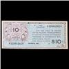 Image 2 : Military Payment Certificate (MPC) Series 461 $10 Grades Select AU