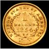 Image 3 : ***Auction Highlight*** 1854 TYPE 1 Gold Dollar $1 Graded ms64 By SEGS (fc)