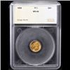 Image 4 : ***Auction Highlight*** 1854 TYPE 1 Gold Dollar $1 Graded ms64 By SEGS (fc)