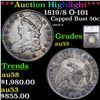 ***Auction Highlight*** 1819/8 O-101 Capped Bust Half Dollar 50c Graded au53 By SEGS (fc)