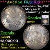 ***Auction Highlight*** 1880-s Near Top POP! Morgan Dollar $1 Graded ms68 By SEGS (fc)