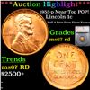 ***Auction Highlight*** 1953-p Near Top POP! Lincoln Cent 1c Graded ms67 rd By SEGS (fc)