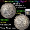 ***Auction Highlight*** 1884-s Morgan Dollar $1 Graded au58 By SEGS (fc)