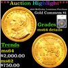 ***Auction Highlight*** 1903 McKinley Louisiana Purchase Gold Commem Dollar 1 Graded ms64 details By