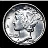 Image 2 : ***Auction Highlight*** 1928-p Mercury Dime 10c Graded ms66+ fsb By SEGS (fc)