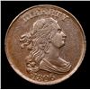 Image 2 : ***Auction Highlight*** 1806 C-1 Draped Bust Half Cent 1/2c Graded au55 By SEGS (fc)