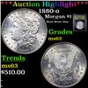 ***Auction Highlight*** 1880-o Morgan Dollar $1 Graded Select Unc By USCG (fc)