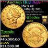 ***Auction Highlight*** 1878-cc Gold Liberty Double Eagle $20 Graded Choice AU By USCG (fc)