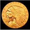 Image 2 : ***Auction Highlight*** 1913-p Gold Indian Quarter Eagle $2 1/2 Graded Select Unc By USCG (fc)