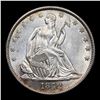 Image 2 : ***Auction Highlight*** 1842-p Seated Half Dollar 50c Graded Select Unc By USCG