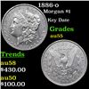1886-o Morgan Dollar $1 Grades Choice AU