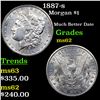 1887-s Morgan Dollar $1 Grades Select Unc