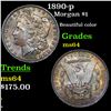1890-p Morgan Dollar $1 Grades Choice Unc