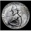 Image 2 : 1921 Pilgrim Old Commem Half Dollar 50c Grades GEM+ Unc