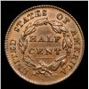 Image 3 : 1825 C-2 Classic Head half cent 1/2c Grades Choice AU/BU Slider