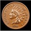 Image 2 : 1872 Indian Cent 1c Grades xf