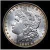 Image 2 : 1887-p Morgan Dollar $1 Grades GEM Unc