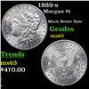 1889-s Morgan Dollar $1 Grades Select Unc