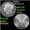 Image 1 : 1878-s Morgan Dollar $1 Grades Choice Unc
