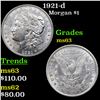 1921-d Morgan Dollar $1 Grades Select Unc