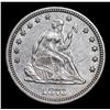 Image 2 : 1876-p Seated Liberty Quarter 25c Grades Choice AU/BU Slider