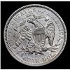 Image 3 : 1876-p Seated Liberty Quarter 25c Grades Choice AU/BU Slider