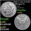 1884-s vam 9 I3 R5 Morgan Dollar $1 Grades Choice AU