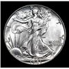 Image 2 : 1941-p Walking Liberty Half Dollar 50c Grades Choice Unc