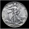 Image 2 : 1944-p Walking Liberty Half Dollar 50c Grades Choice+ Unc
