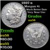1897-s Morgan Dollar $1 Grades Choice AU/BU Slider