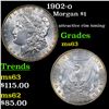 Image 1 : 1902-o Morgan Dollar $1 Grades Select Unc