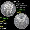 1897-s Morgan Dollar $1 Grades Choice AU/BU Slider