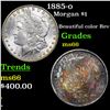 Image 1 : 1885-o Morgan Dollar $1 Grades GEM+ Unc