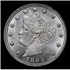 Image 2 : 1883 N/C Liberty Nickel 5c Grades GEM+ Unc