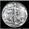 Image 2 : 1942-p Walking Liberty Half Dollar 50c Grades Choice Unc