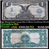 1899 "Black Eagle" Large Size $1 Silver Certificate FR-233 Grades f+
